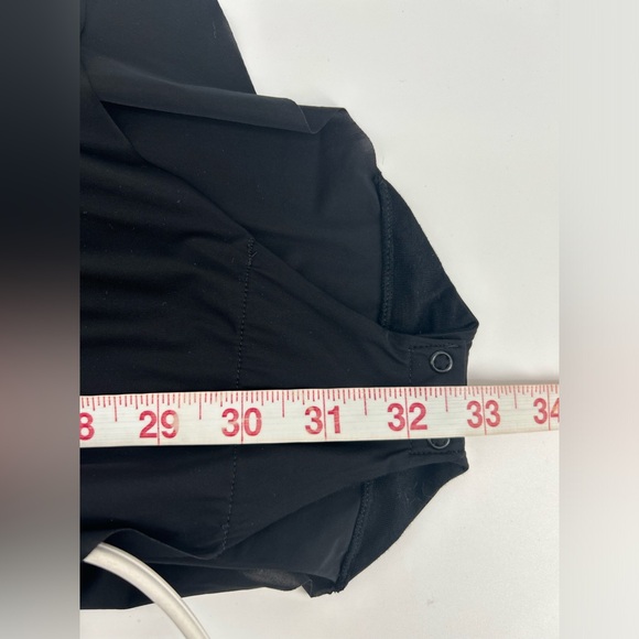 NWT Wolford Tulle Body  Black Color  Size Large 79156 - 25 - Picture 10 of 11